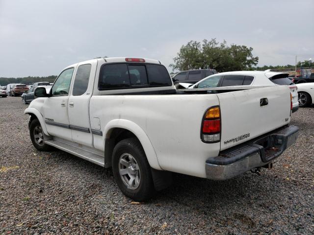 5TBRT3419YS019084 - 2000 TOYOTA TUNDRA ACCESS CAB WHITE photo 2