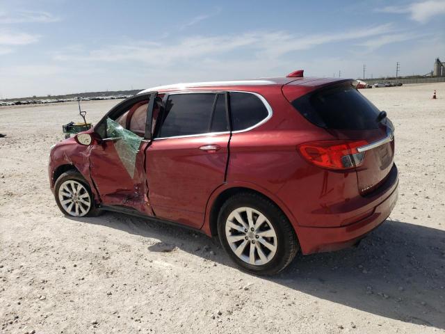 LRBFXBSA1HD223111 - 2017 BUICK ENVISION ESSENCE Շագանակագույն լուսանկար 2