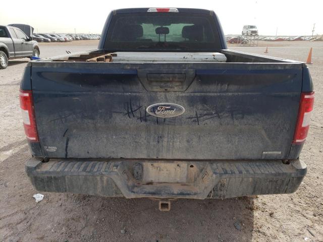 1FTEX1EP0LKD35216 - 2020 FORD F150 SUPER CAB BLUE photo 6