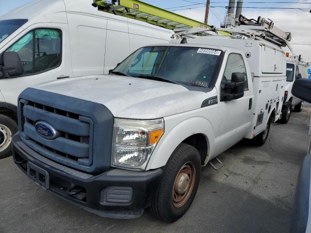 1FDRF3A60DEB92244 - 2013 FORD F350 SUPER DUTY WHITE photo 1