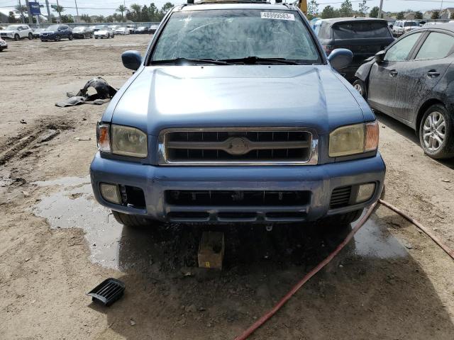 JN8AR07Y7YW421930 - 2000 NISSAN PATHFINDER LE 青色 照片 5