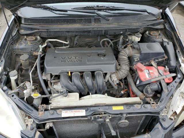 2T1KR32EX8C717595 - 2008 TOYOTA COROLLA MA XR BLACK photo 11