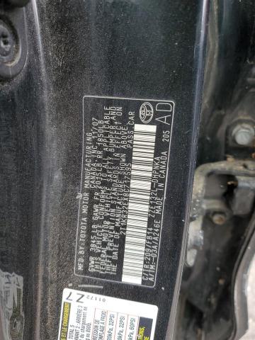 2T1KR32EX8C717595 - 2008 TOYOTA COROLLA MA XR BLACK photo 12