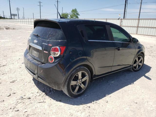 1G1JG6SB3D4140665 - 2013 CHEVROLET SONIC RS BLACK photo 3