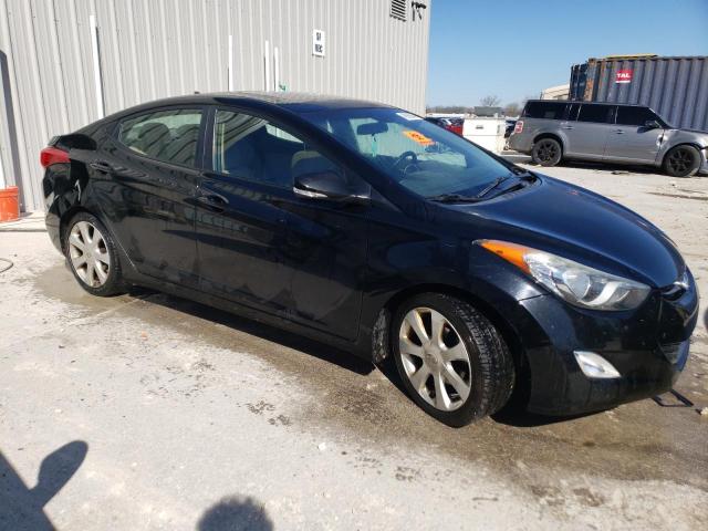 5NPDH4AE2BH038296 - 2011 HYUNDAI ELANTRA GLS BLACK photo 4