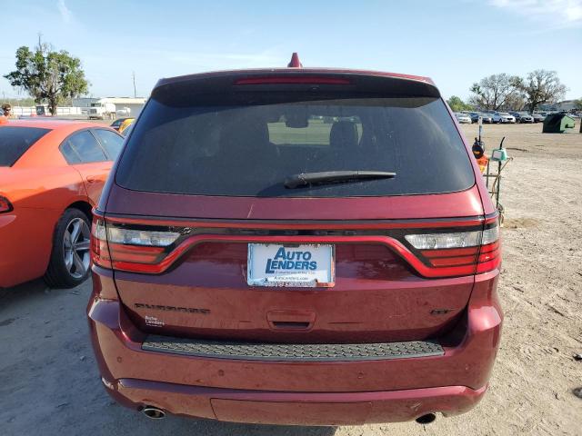 1C4RDHDG5MC551594 - 2021 DODGE DURANGO GT RED photo 6