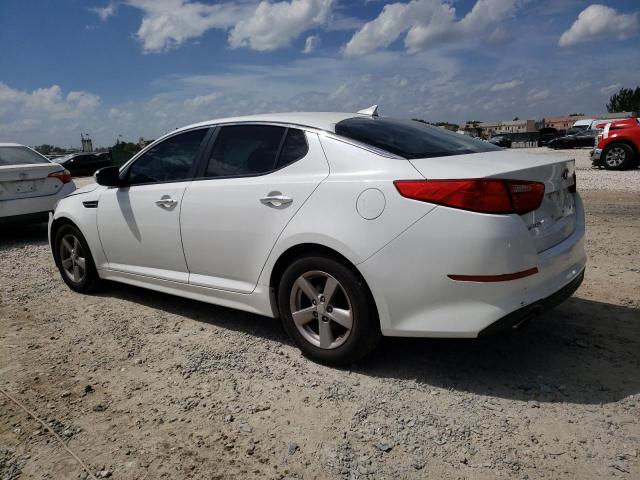 5XXGM4A78EG332103 - 2014 KIA OPTIMA LX WHITE photo 2