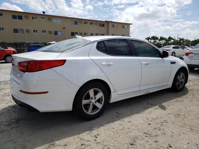 5XXGM4A78EG332103 - 2014 KIA OPTIMA LX WHITE photo 3