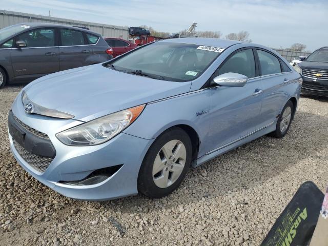 KMHEC4A48CA038009 - 2012 HYUNDAI SONATA HYBRID BLUE photo 1