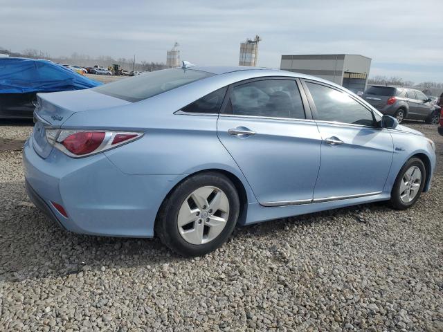 KMHEC4A48CA038009 - 2012 HYUNDAI SONATA HYBRID BLUE photo 3