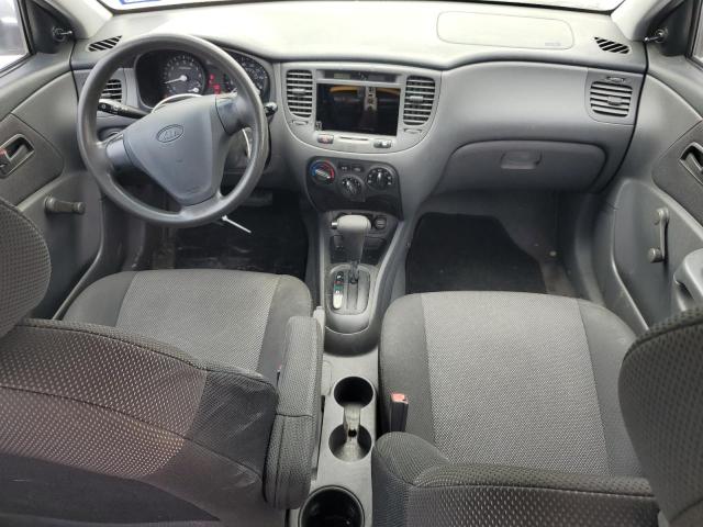 KNADE123666088359 - 2006 KIA RIO SILVER photo 8