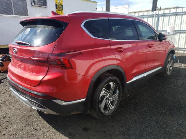 5NMS24AJXMH334852 - 2021 HYUNDAI SANTA FE SEL RED photo 3