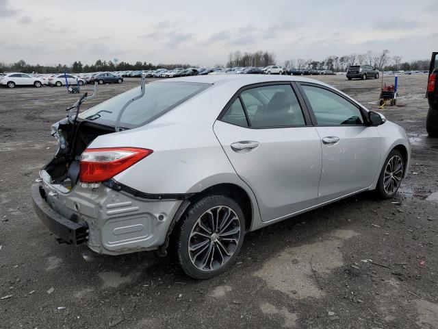 2T1BURHE9EC206500 - 2014 TOYOTA COROLLA L SILVER photo 3