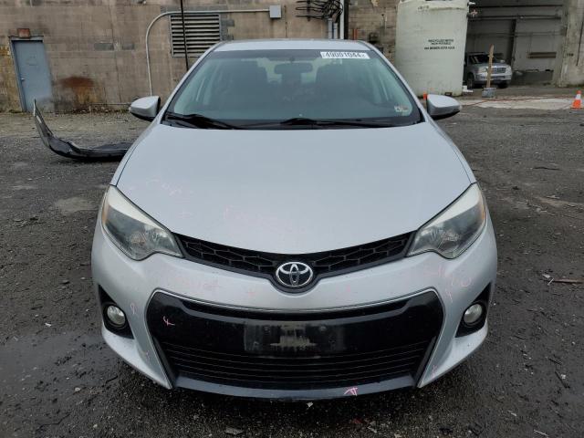 2T1BURHE9EC206500 - 2014 TOYOTA COROLLA L SILVER photo 5