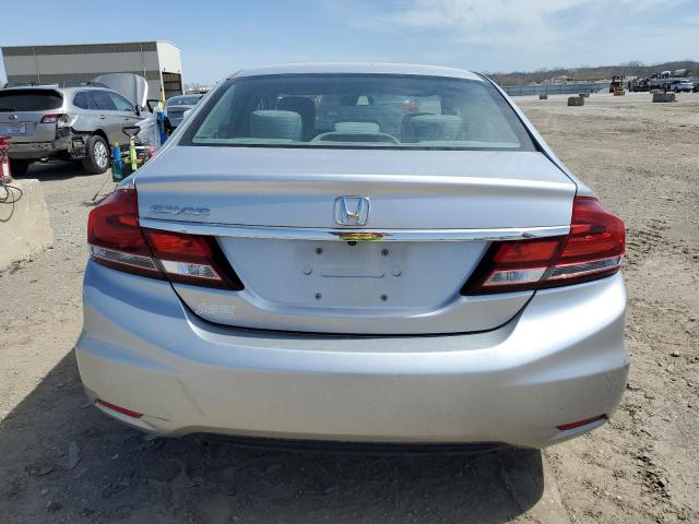 19XFB2E54EE069339 - 2014 HONDA CIVIC LX SILVER photo 6