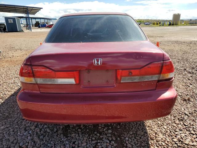 1HGCG56632A054778 - 2002 HONDA ACCORD EX RED photo 6