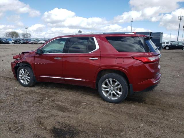 1GNEVJKW7KJ136015 - 2019 CHEVROLET TRAVERSE HIGH COUNTRY RED photo 2