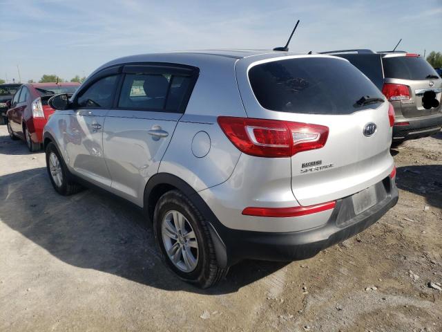 KNDPB3A20C7321204 - 2012 KIA SPORTAGE BASE SILVER photo 2