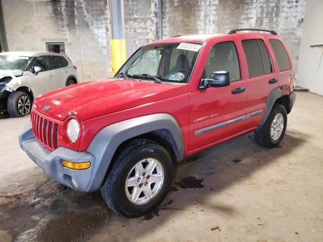 1J4GL48K62W165435 - 2002 JEEP LIBERTY SPORT RED photo 1