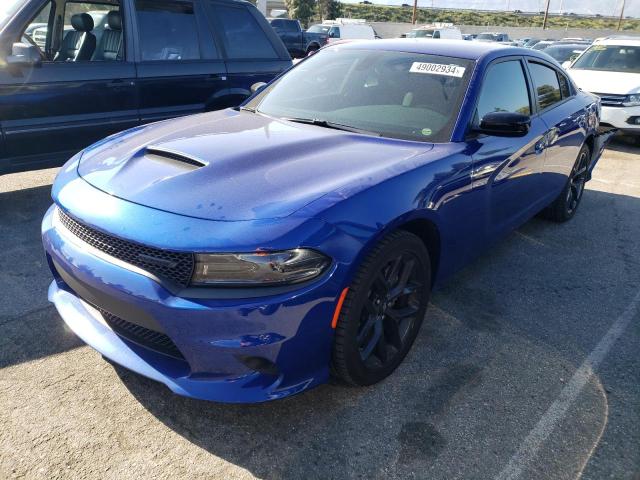 2C3CDXHG8NH173025 - 2022 DODGE CHARGER GT BLUE photo 1