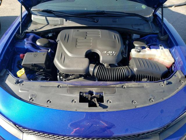 2C3CDXHG8NH173025 - 2022 DODGE CHARGER GT BLUE photo 11