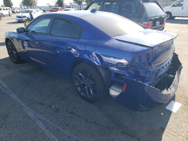 2C3CDXHG8NH173025 - 2022 DODGE CHARGER GT BLUE photo 2