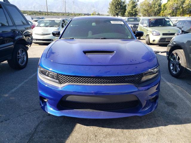 2C3CDXHG8NH173025 - 2022 DODGE CHARGER GT BLUE photo 5