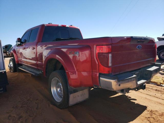 1FT8W4DT0NED85759 - 2022 FORD F450 SUPER DUTY BURGUNDY photo 2