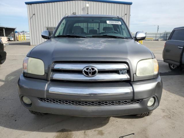 5TBRT34195S465036 - 2005 TOYOTA TUNDRA ACCESS CAB SR5 GRAY photo 5