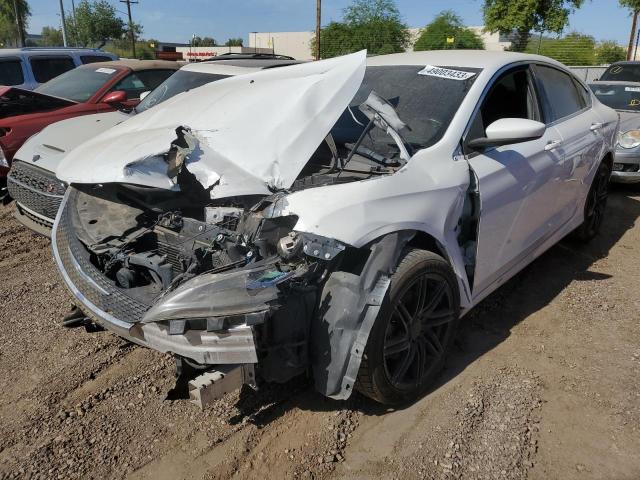 1C3CCCAB0FN603262 - 2015 CHRYSLER 200 LIMITED WHITE photo 1