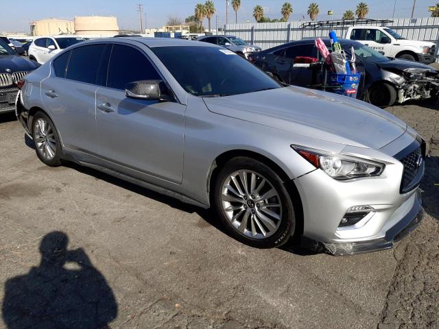 JN1EV7AP1LM203670 - 2020 INFINITI Q50 PURE SILVER photo 4