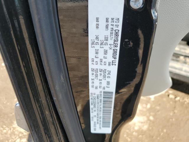 2C4RC1CG2ER409451 - 2014 CHRYSLER TOWN & COU TOURING L BLACK photo 13