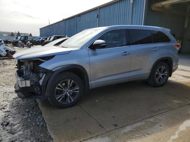 5TDJKRFH1GS275688 - 2016 TOYOTA HIGHLANDER XLE SILVER photo 1