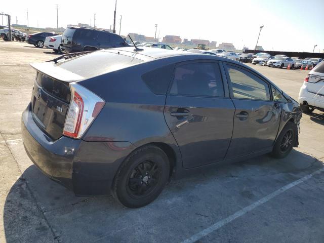 JTDKN3DU0D5693766 - 2013 TOYOTA PRIUS GRAY photo 3