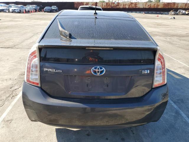 JTDKN3DU0D5693766 - 2013 TOYOTA PRIUS GRAY photo 6