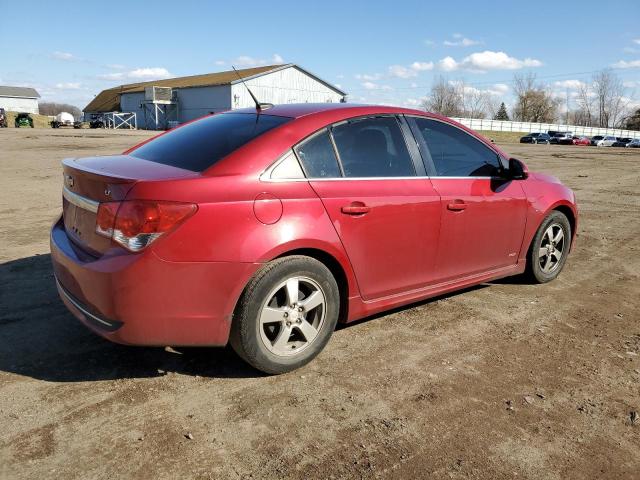 1G1PF5SC2C7405184 - 2012 CHEVROLET CRUZE LT RED photo 3