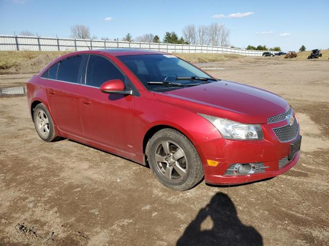 1G1PF5SC2C7405184 - 2012 CHEVROLET CRUZE LT RED photo 4