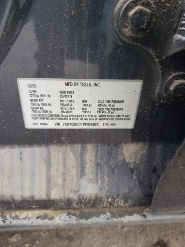7SAYGDED1PF956023 - 2023 TESLA MODEL Y Boz foto 13