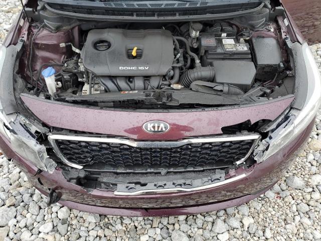 3KPFK4A74HE109250 - 2017 KIA FORTE LX PURPLE photo 11