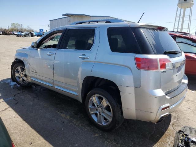 2GKALYEK7D6376913 - 2013 GMC TERRAIN DENALI SILVER photo 2