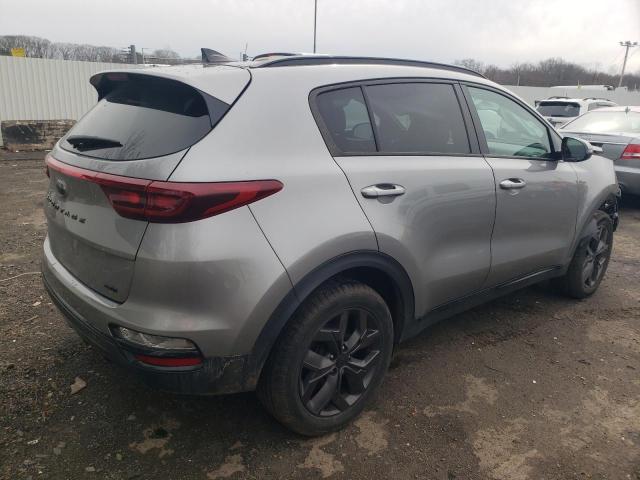 KNDP6CAC4M7896792 - 2021 KIA SPORTAGE S GRAY photo 3