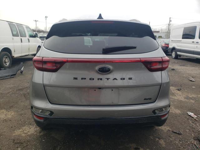 KNDP6CAC4M7896792 - 2021 KIA SPORTAGE S GRAY photo 6