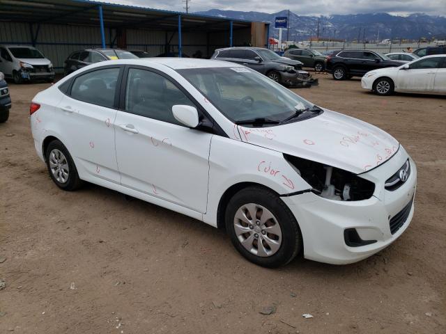 KMHCT4AE2FU817151 - 2015 HYUNDAI ACCENT GLS WHITE photo 4