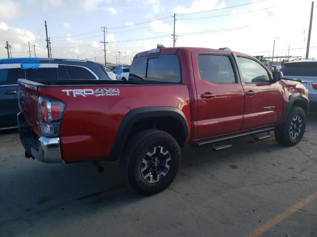 3TMCZ5AN6PM585992 - 2023 TOYOTA TACOMA DOUBLE CAB RED photo 3