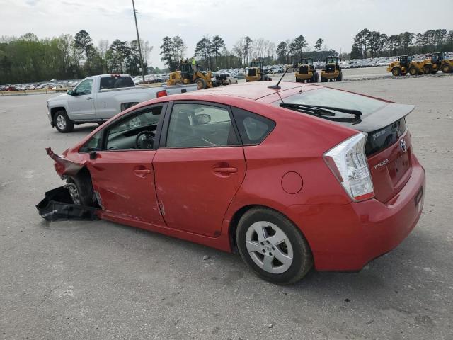 JTDKN3DU0A0215081 - 2010 TOYOTA PRIUS RED photo 2