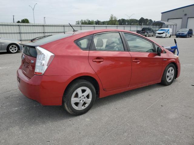 JTDKN3DU0A0215081 - 2010 TOYOTA PRIUS RED photo 3