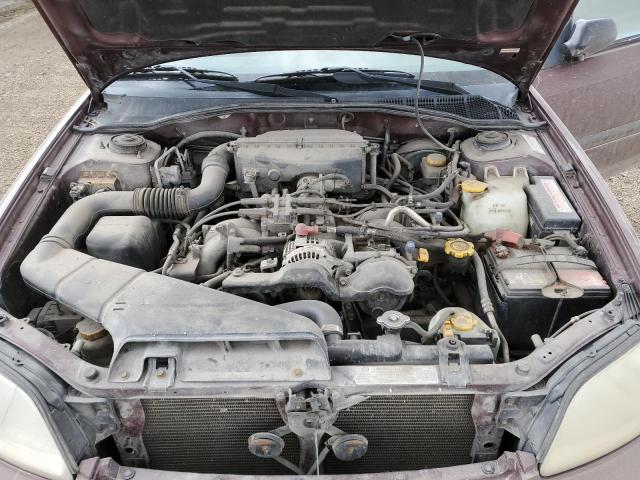 4S3BE635917214675 - 2001 SUBARU LEGACY L MAROON photo 11