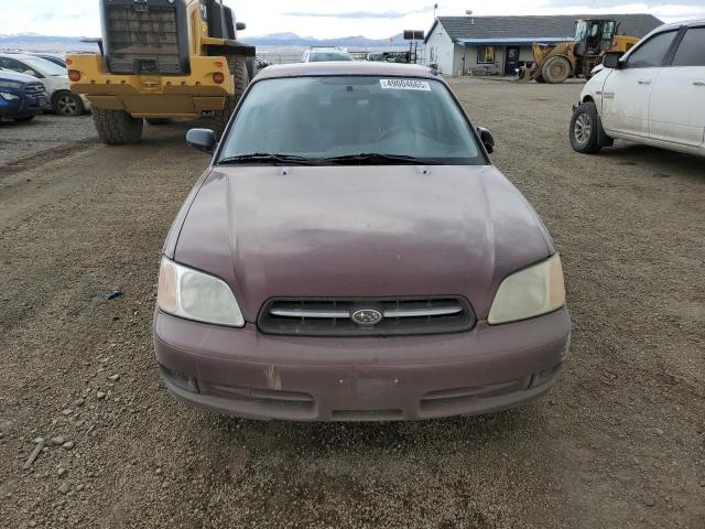 4S3BE635917214675 - 2001 SUBARU LEGACY L MAROON photo 5