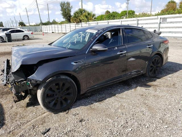 5XXGW4L20GG092799 - 2016 KIA OPTIMA SX BLACK photo 1