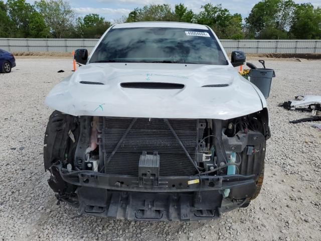 1C4SDHCT8KC632599 - 2019 DODGE DURANGO R/T WHITE photo 5